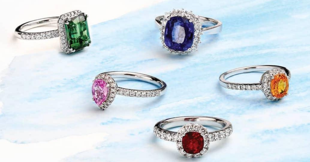 Engagement Rings with Gemstones
